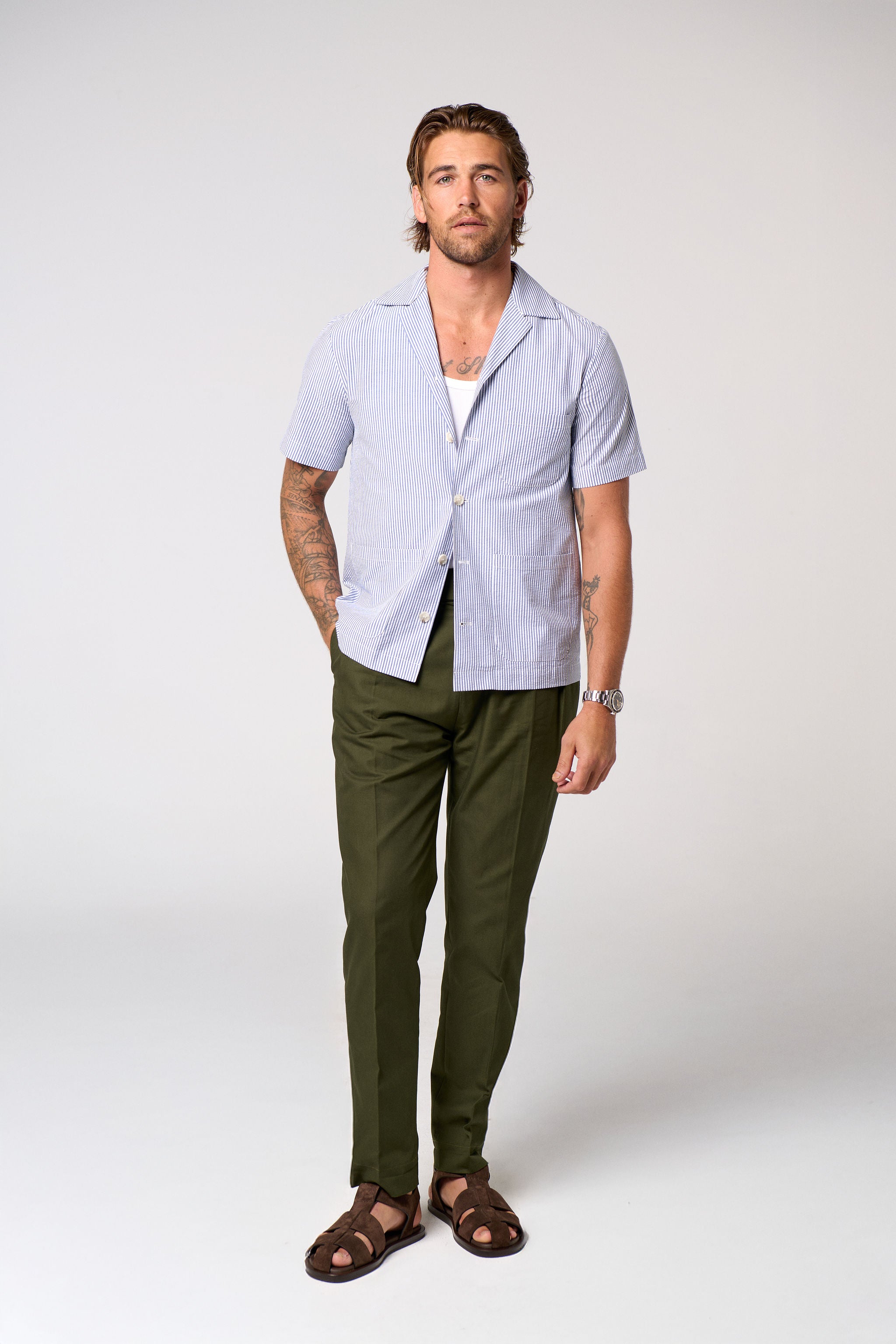 Vino Camp Collar Shirt